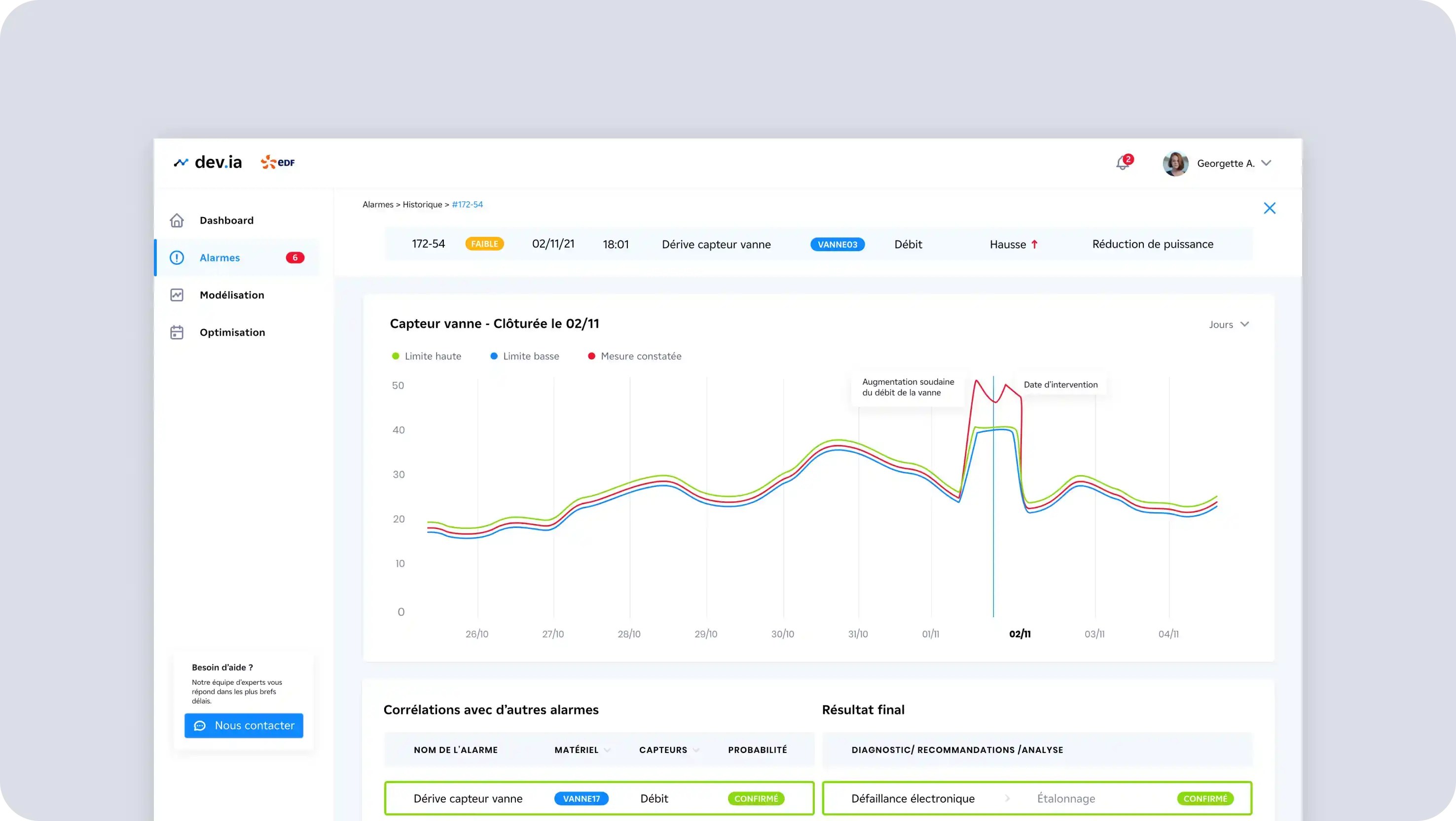 Écran 2 plateforme Dev.ia